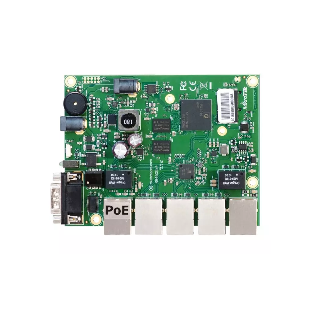 Obrázek produktu Mikrotik RB450Gx4 716 MHz, 1 GB RAM, Router OS L5