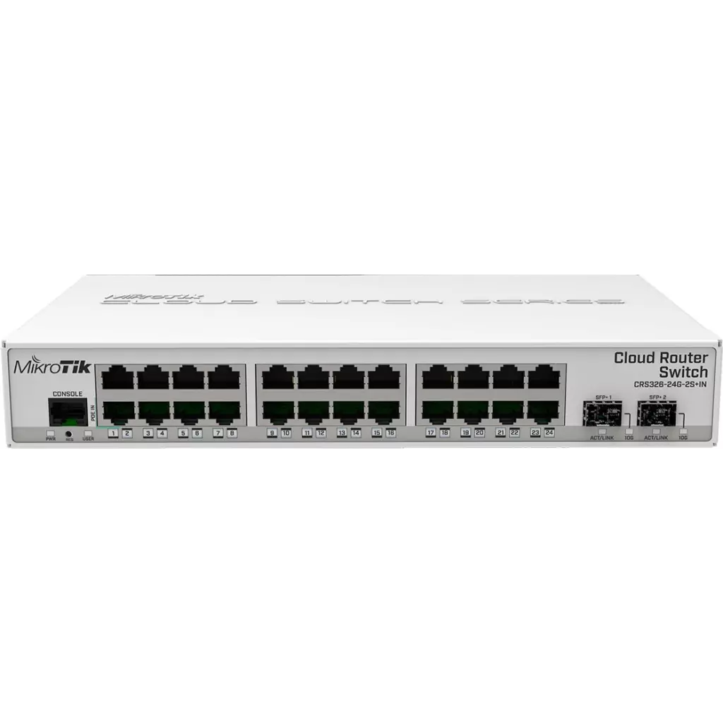 Obrázek produktu MikroTik CRS326-24G-2S+IN,24port GB cloud router switch