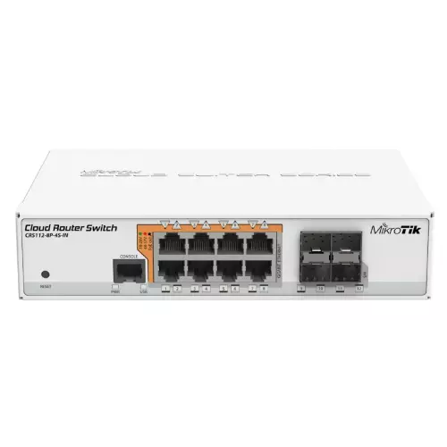obrázek produktu MikroTik CRS112-8P-4S-IN  Cloud Router Switch