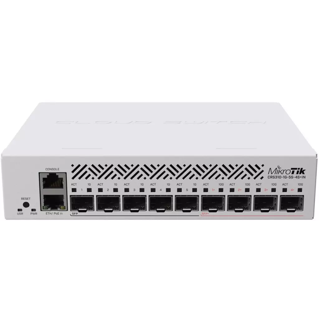 Obrázek produktu MikroTik CRS310-1G-5S-4S+IN, Cloud Router Switch