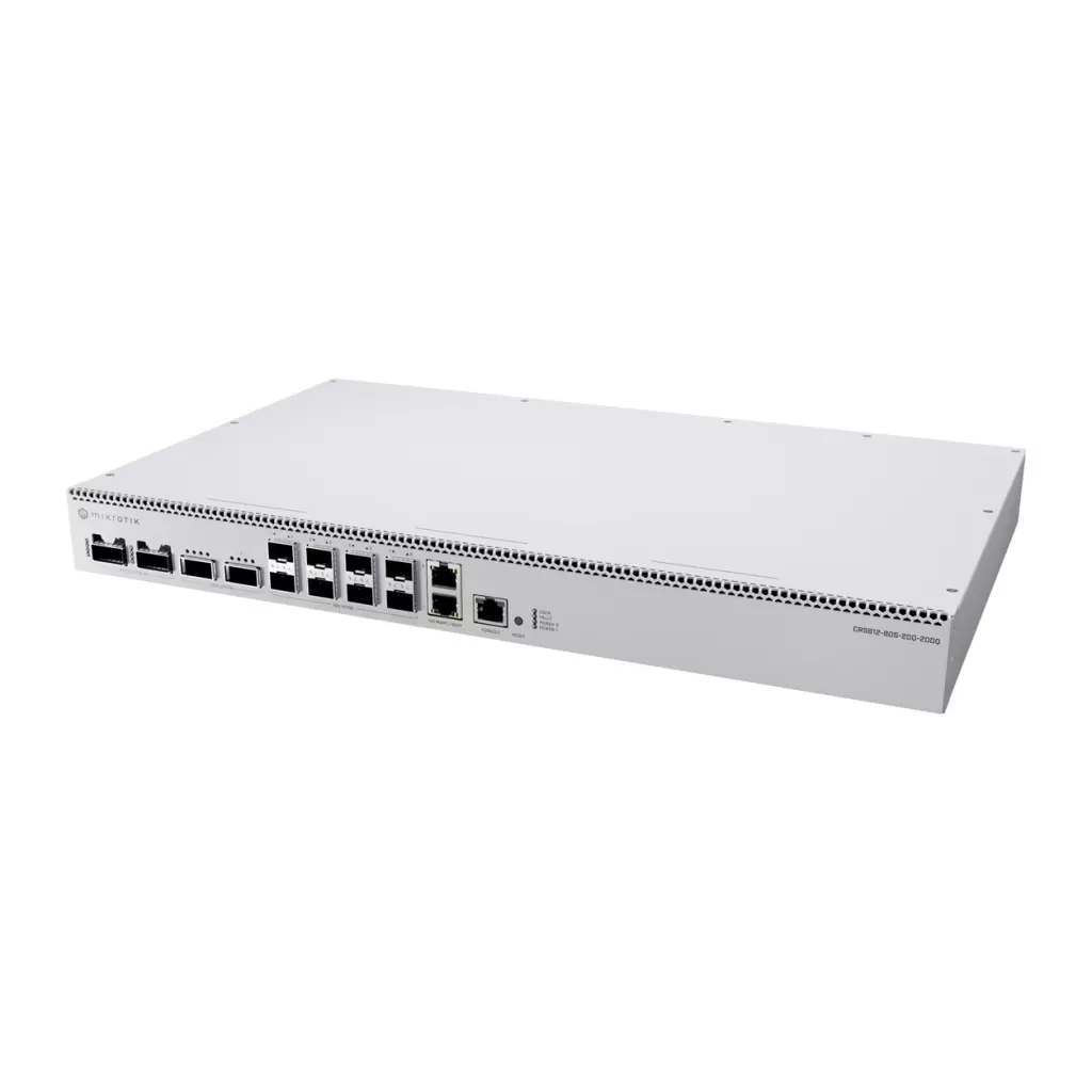 Obrázek produktu MikroTik CRS812-8DS-2DQ-2DDQ-RM, Cloud Router Switch