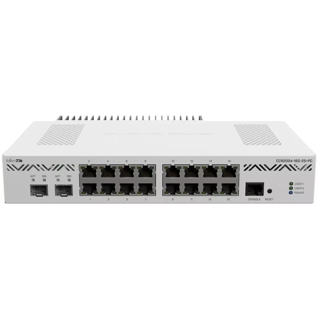 Obrázek produktu MikroTik CCR2004-16G-2S+PC, Cloud Core Router