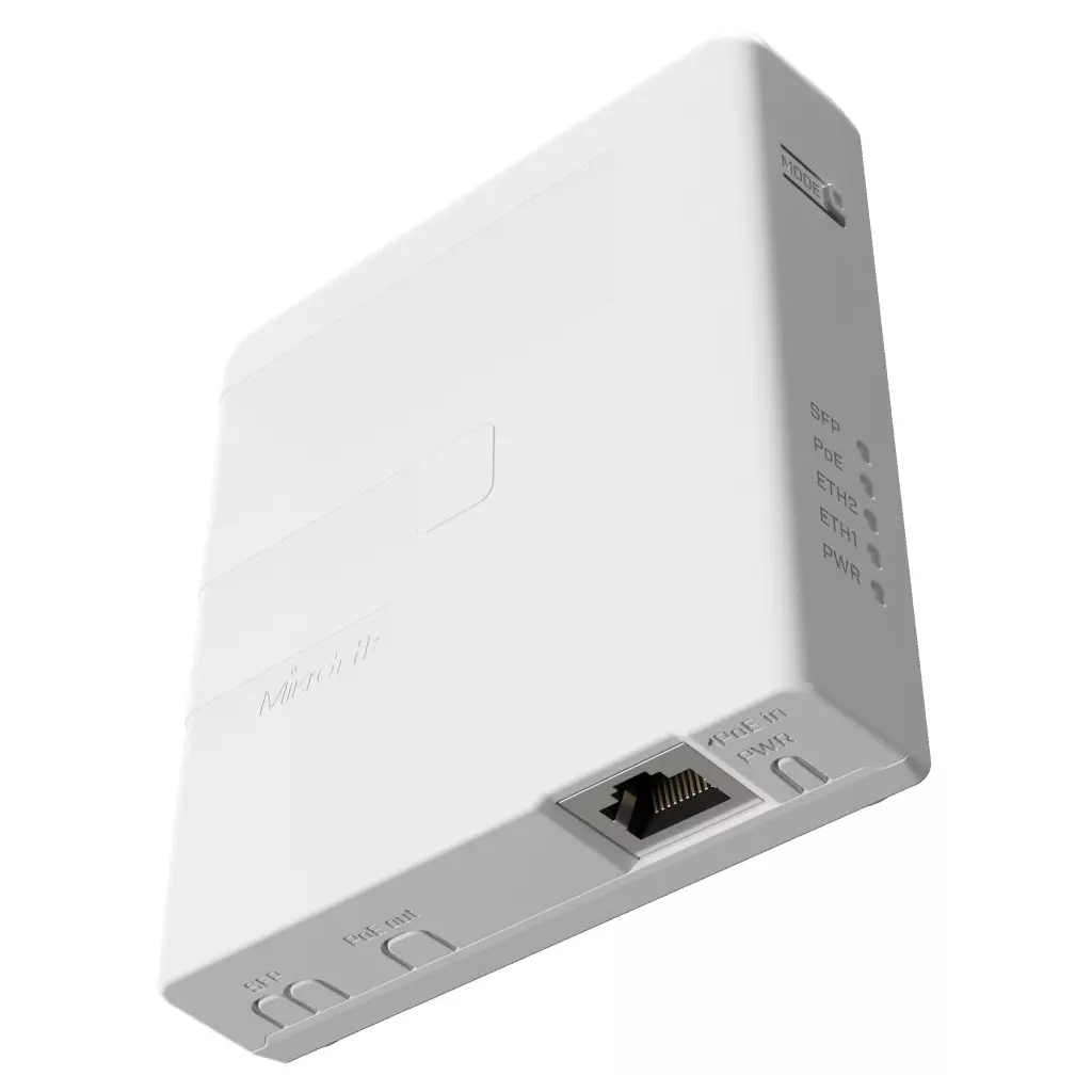 Obrázek produktu Mikrotik GPEN21 inteligentní,fixní GB PoE injektor