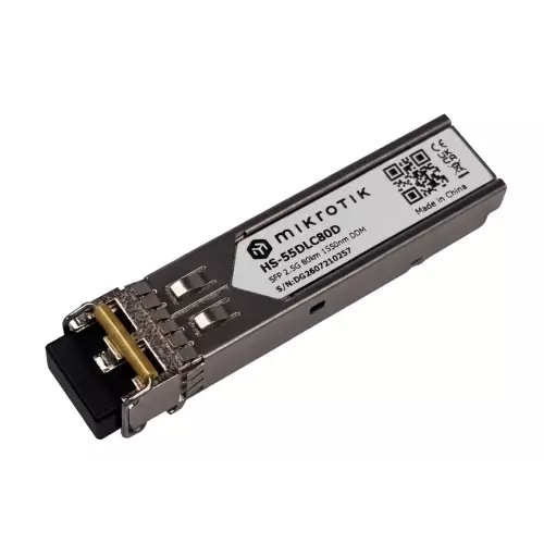 obrázek produktu MikroTik HS-55DLC80D, SFP 1.25G/2.5G SM 80km 1550nm
