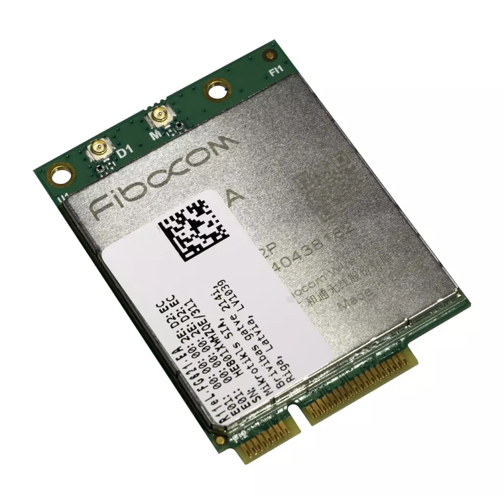 Obrázek produktu Mikrotik R11eL-FG621-EA, miniPCIe CAT6 LTE karta