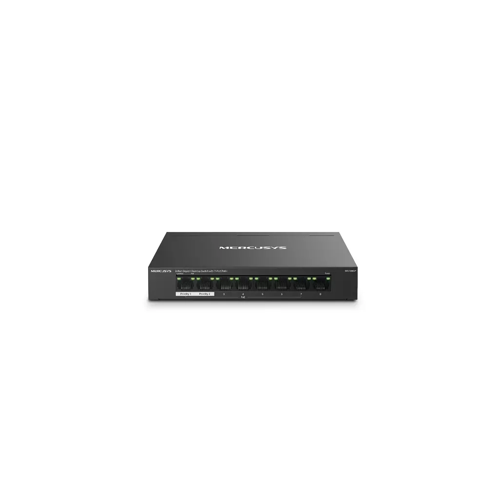 Obrázek produktu Mercusys MS108GP 8xGb desktop switch 7xPoE+