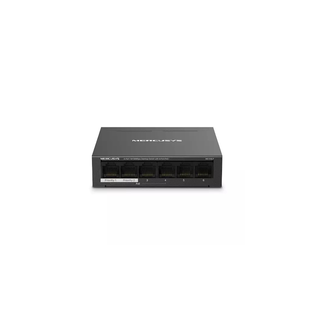 Obrázek produktu Mercusys MS106LP 6xFE desktop switch 4xPoE+
