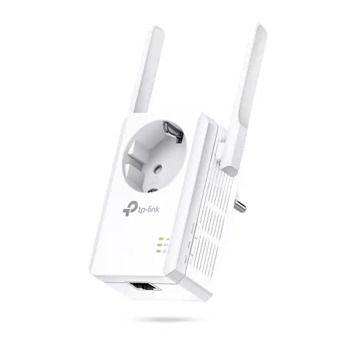 obrázek produktu TP-Link TL-WA860RE 300Mbps Wifi N Range Ext./AP, 1x10/100 RJ45, s průchozí zásuvkou, power schedule