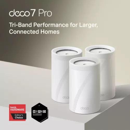 obrázek produktu TP-link Wifi7 home mesh Deco BE68(3-pack)