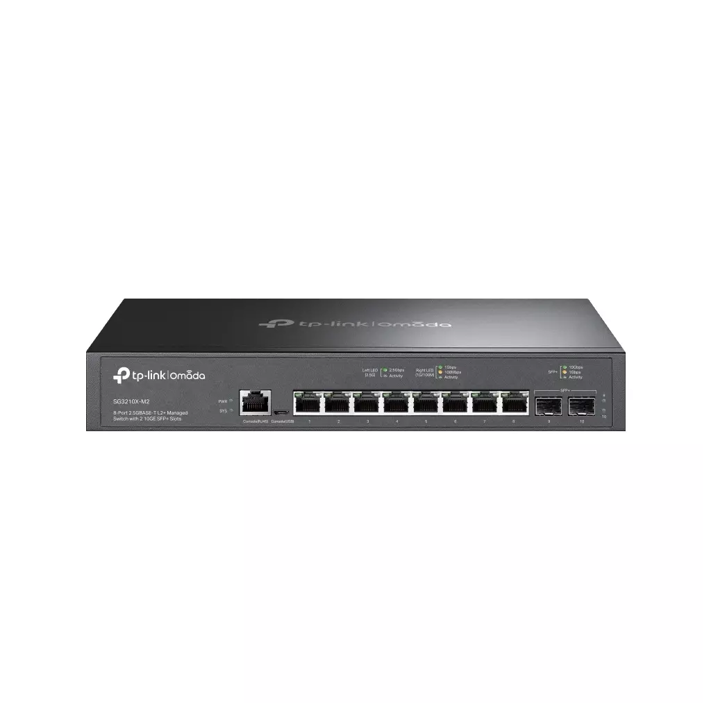 Obrázek produktu TP-Link SG3210X-M2 8x2.5G L2+ 2xSFP+  man.switch
