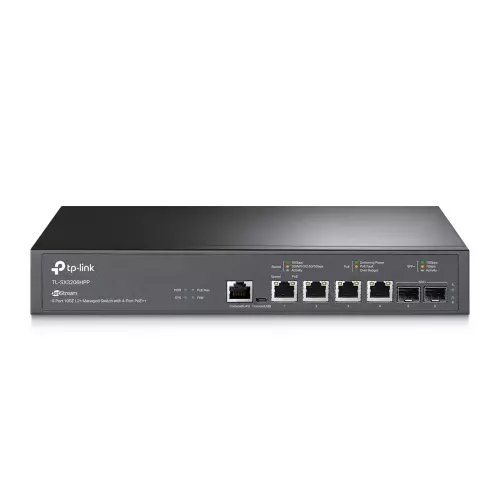 obrázek produktu TP-Link TL-SX3206HPP 4x10G 2xSFP+ L2+ POE++ Omada SDN