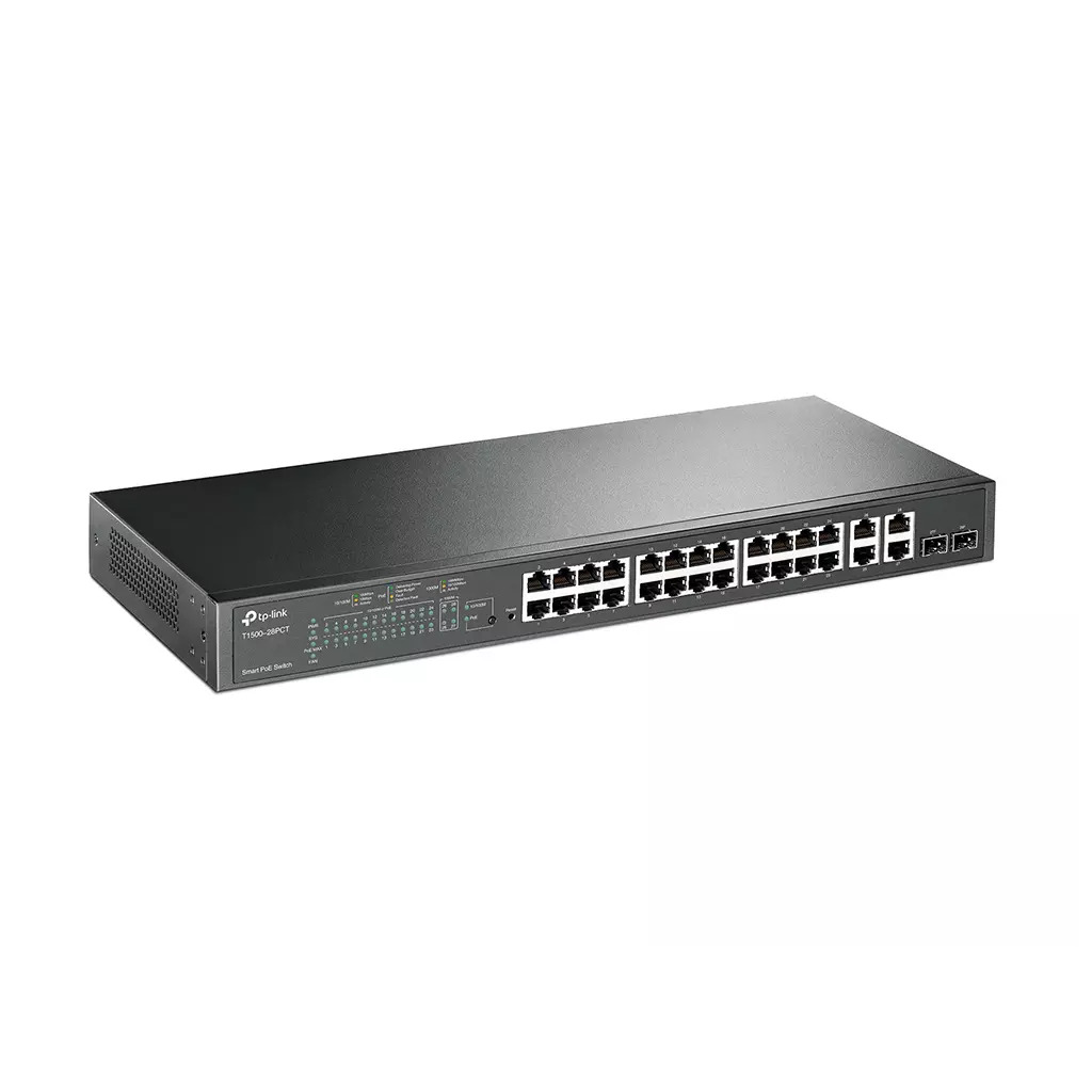 Obrázek produktu TP-Link SL2428P 24x10/100Mbps+4xGb smart switch,250W POE+ Omada SDN