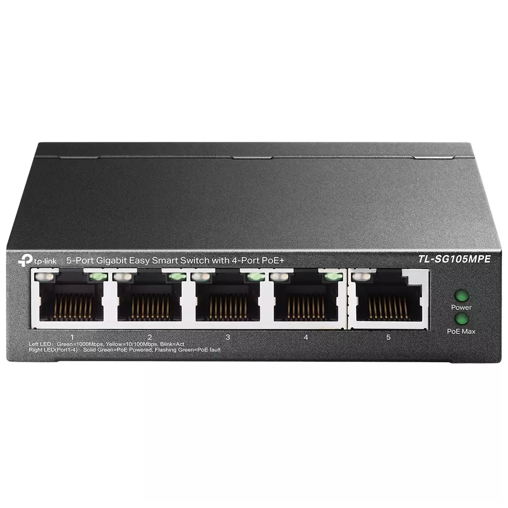 Obrázek produktu TP-Link TL-SG105MPE 5xGb 4POE+120W Easy Smart Sw.