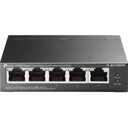 obrázek produktu TP-Link TL-SG105MPE 5xGb 4POE+120W Easy Smart Sw.
