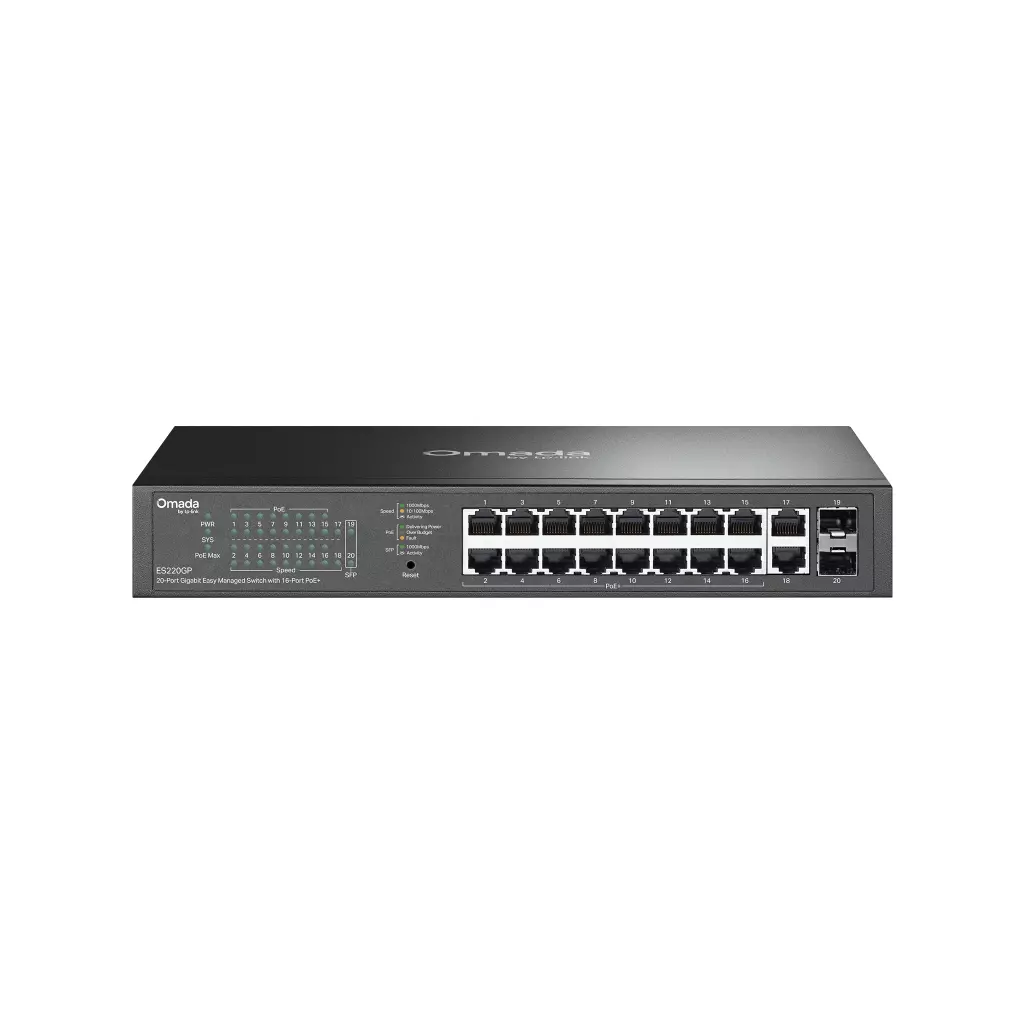 Obrázek produktu TP-link ES220GP 20xGb Easy Managed Switch Omada