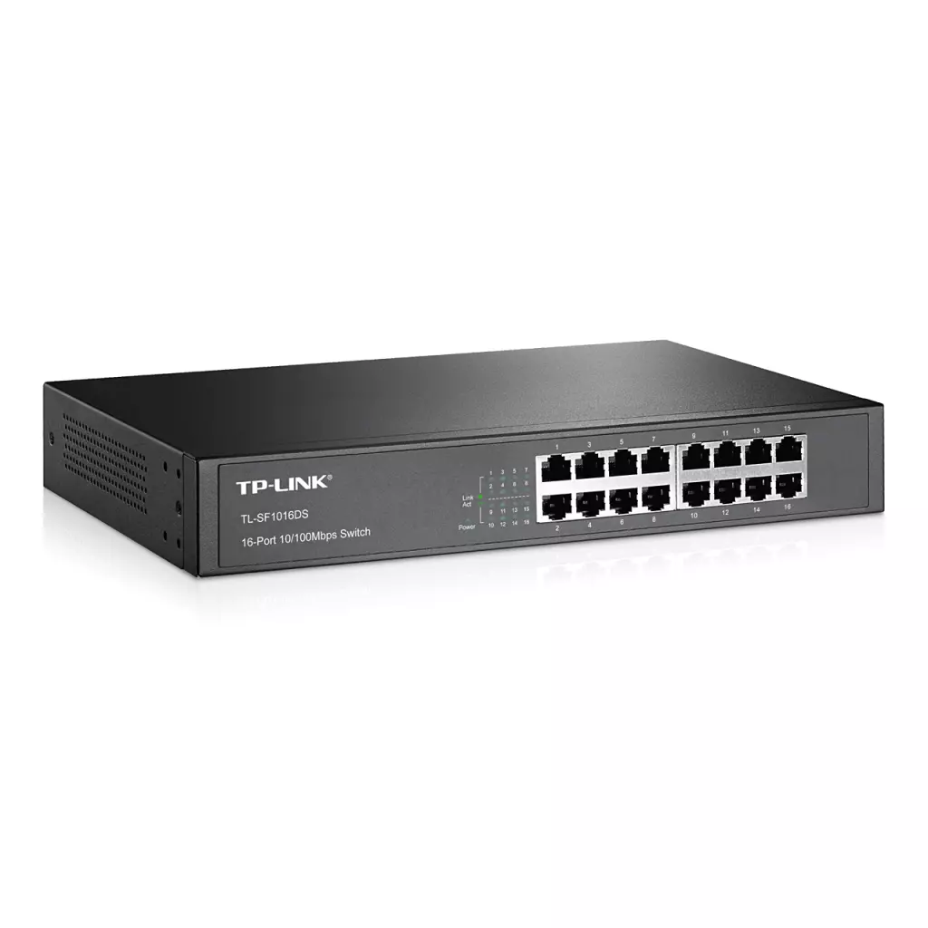 Obrázek produktu TP-LINK • TL-SF1016DS • 16portový přepínač 10/100 Mbit/s