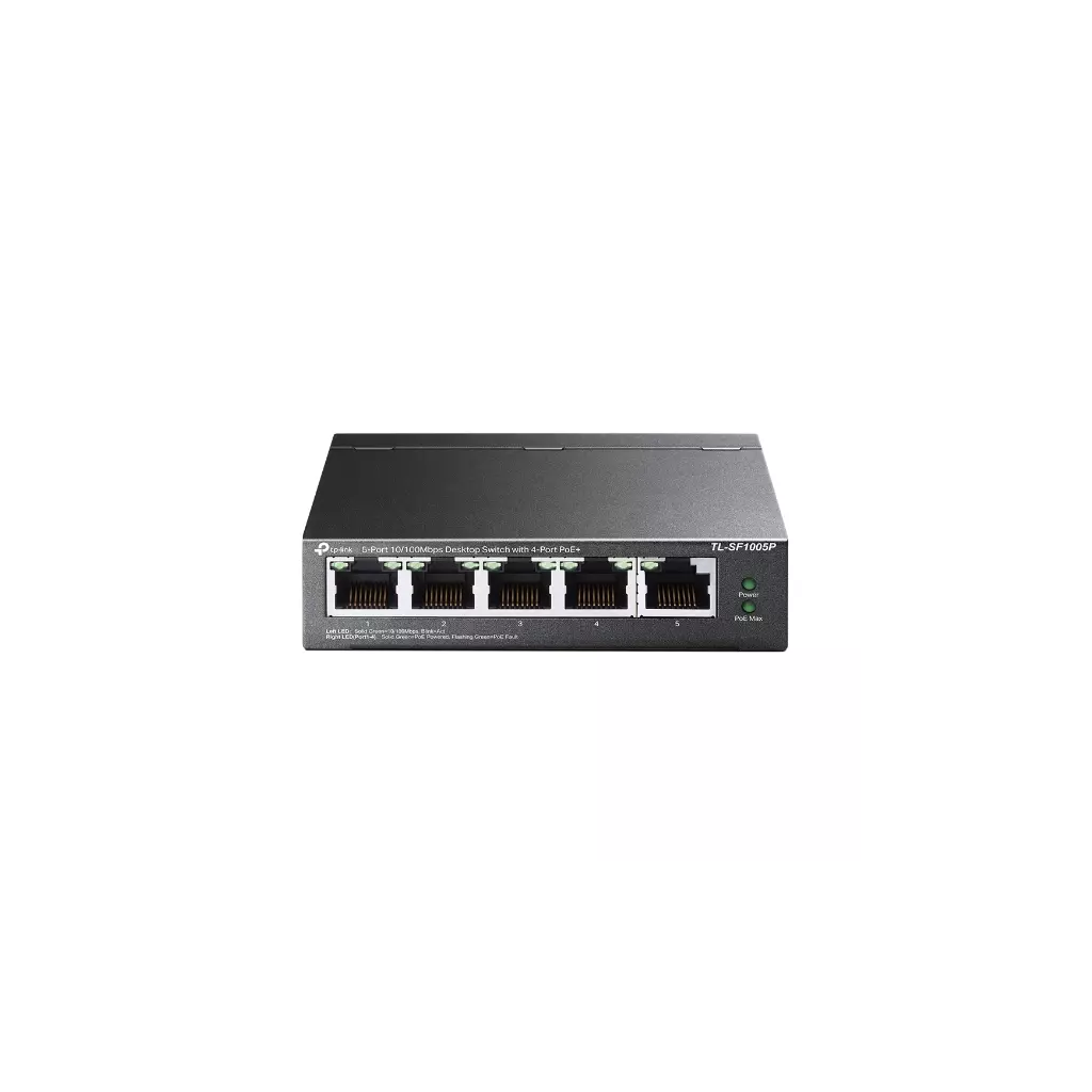 Obrázek produktu TP-Link TL-SF1005P 5x10/100 (4xPOE) 67W Desktop Steel CCTV Switch