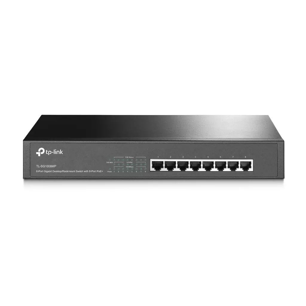 Obrázek produktu TP-Link TL-SG1008MP 8xGb  steel case rack switch 153W POE+