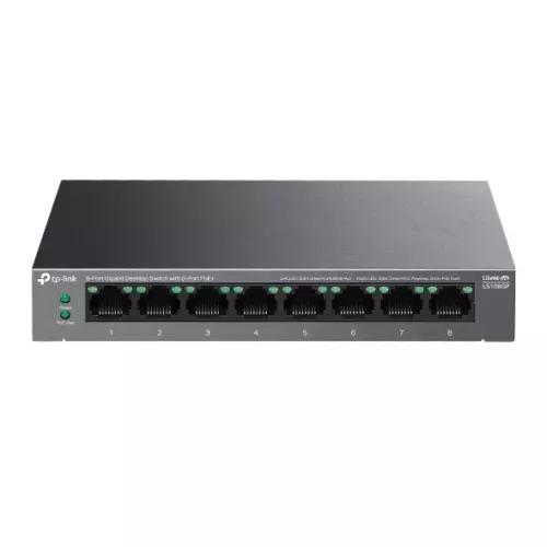 obrázek produktu TP-Link LS108GP 8xGb POE+ Desktop switch