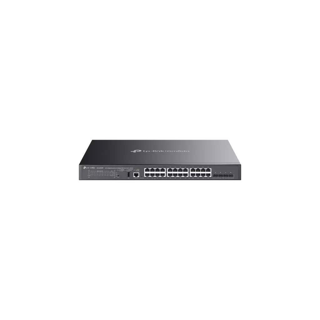 Obrázek produktu Omada 24-Port Gigabit Stackable Lite L3 Managed PoE++ Switch with 4 10G Slots