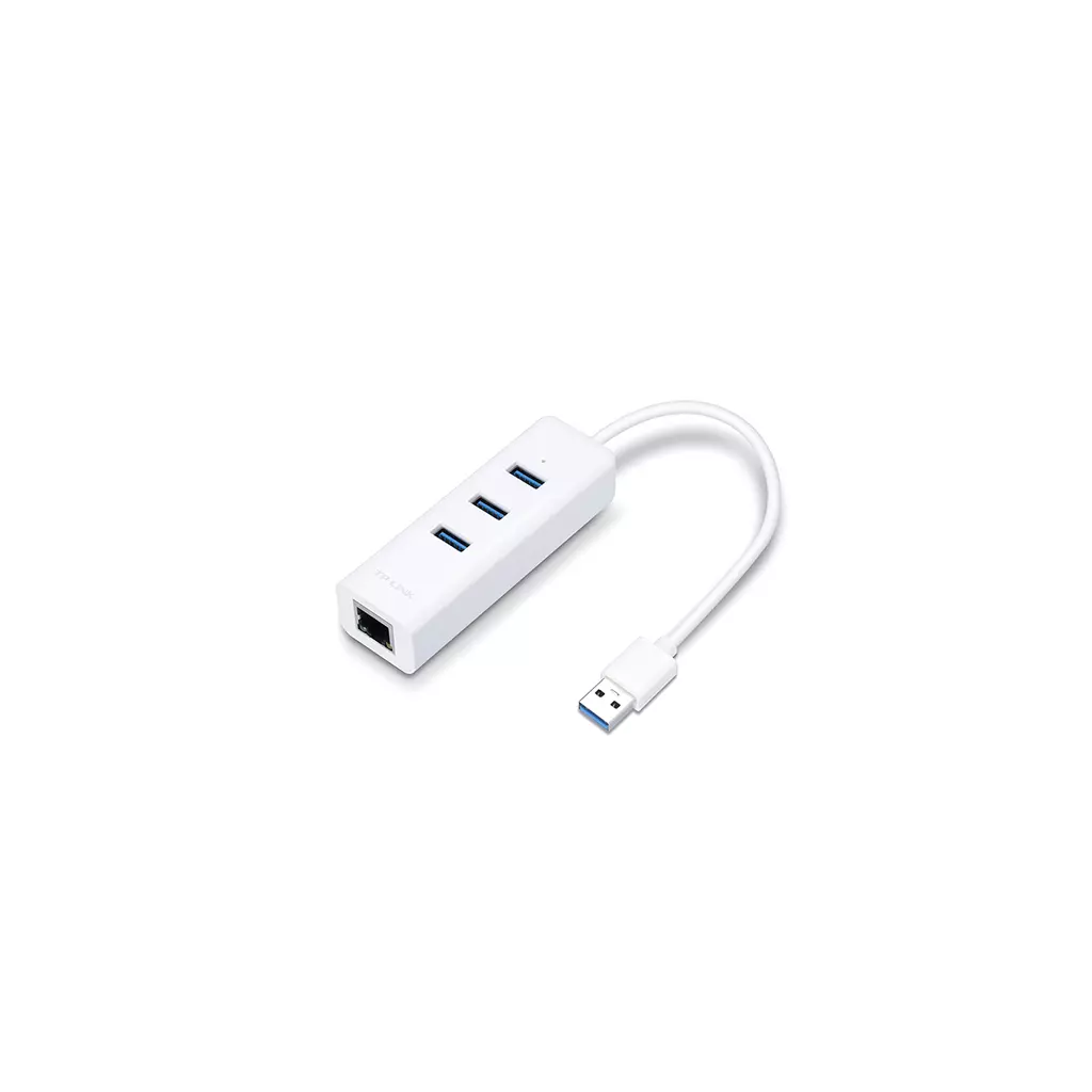 Obrázek produktu TP-Link UE330 USB 3.0 3-portový USB hub & gigabitový ethernet adaptér