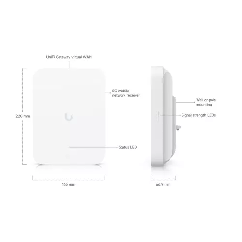 obrázek produktu Ubiquiti U5G-Max-Outdoor, UniFi 5G Max Outdoor