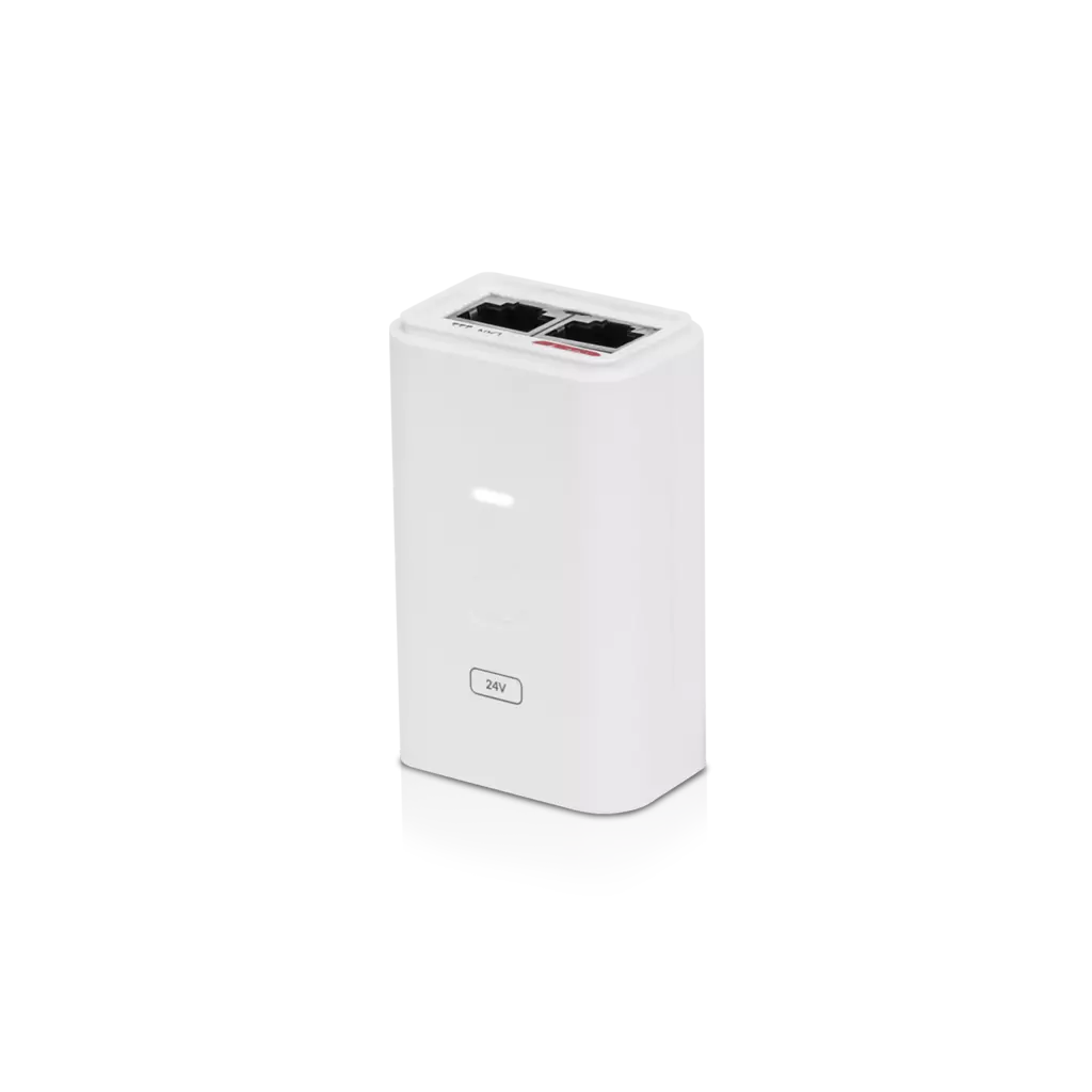 Obrázek produktu Ubiquiti POE-24-7W-WH GB PoE Injektor, 24V/0.3A (7W)