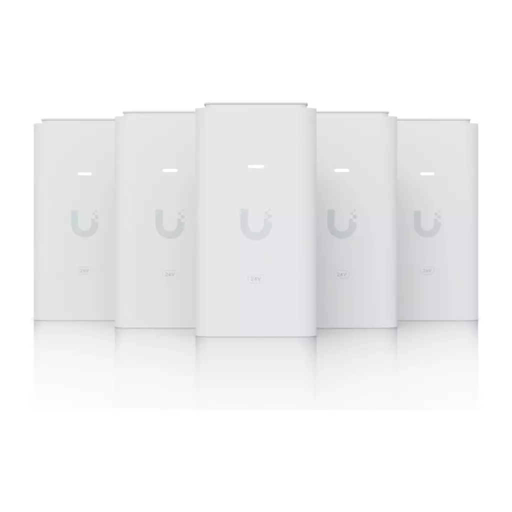 Obrázek produktu Ubiquiti UACC-Adapter-PoE-24-12W-5, PoE Adapter, 24V DC, 12W, 5-pack