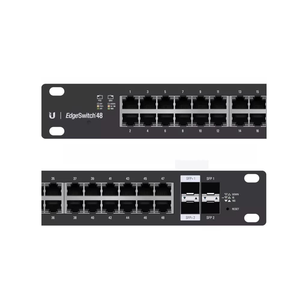 Obrázek produktu Ubiquiti EdgeSwitch 48xGb 2xSFP 2xSFP+ PoE+ ES-48-500W