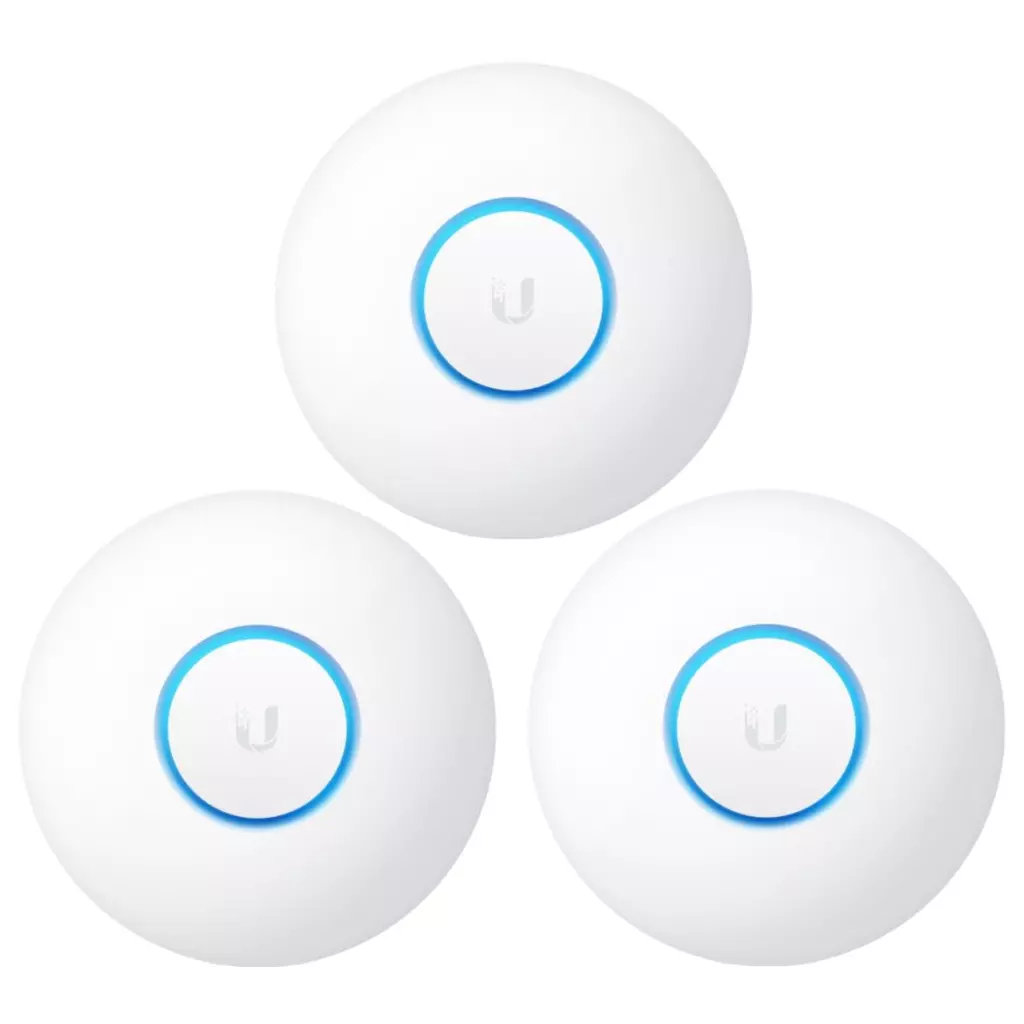 Obrázek produktu Ubiquiti UAP-nanoHD-3 - Compact UniFi Wave2 AC AP, bez PoE adaptéru, 3-pack