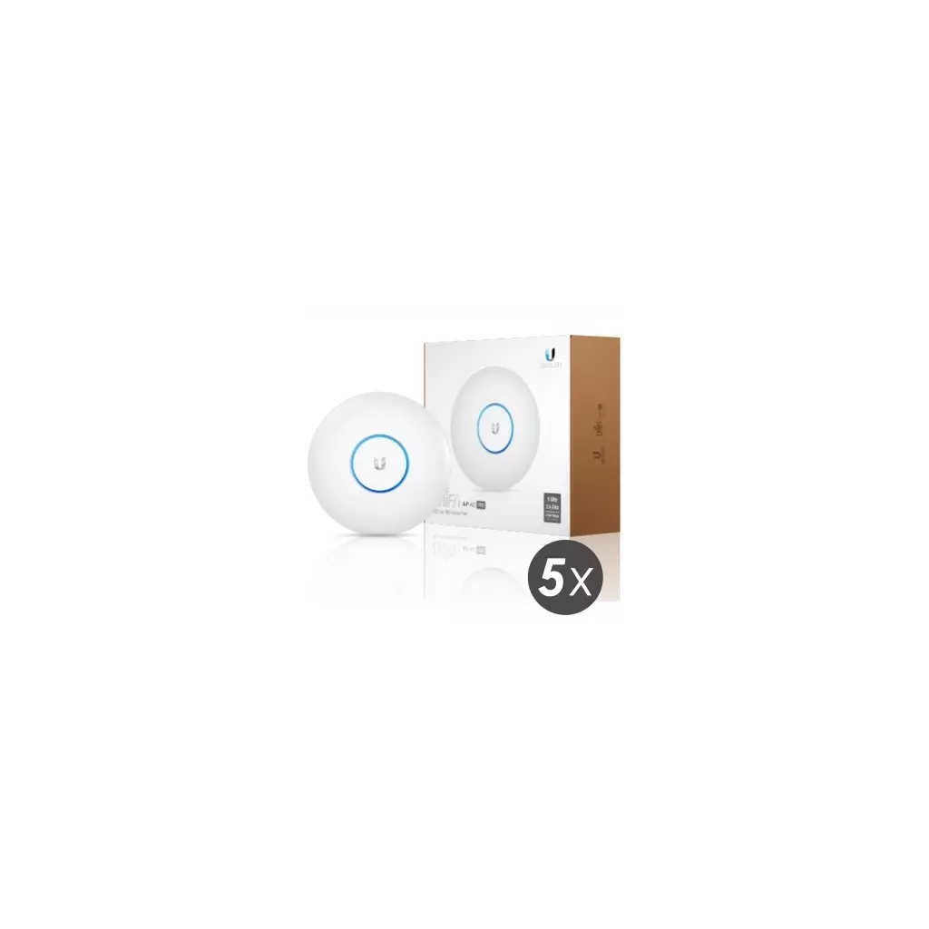 Obrázek produktu Ubiquiti UAP-AC-PRO-5 - UniFi AP AC PRO 2,4GHz/5GHz 5pck, PoE není součástí balení