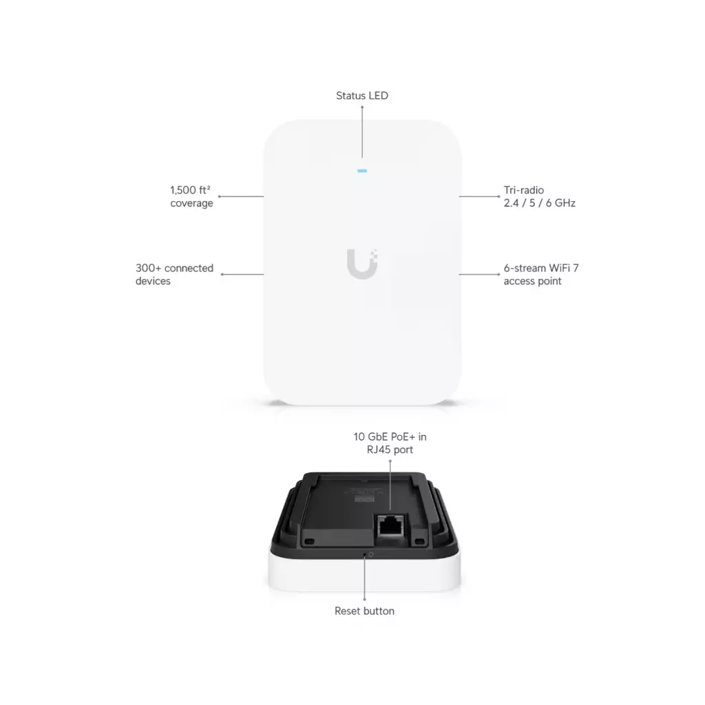 Obrázek produktu Ubiquiti U7-Pro-XG-Wall, UniFi U7 Pro XG Wall