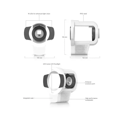 obrázek produktu Ubiquiti UACC-Pro-Bullet-Enhancer-W, Pro Bullet Enhancer, bílá