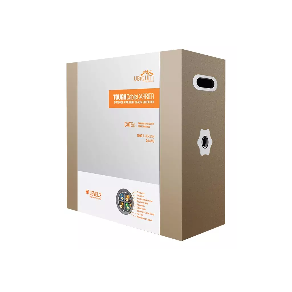 Obrázek produktu Ubiquiti UISP-Cable-Carrier - Tough Cable TC-Carrier, SFTP venkovní Cat5e, 305m