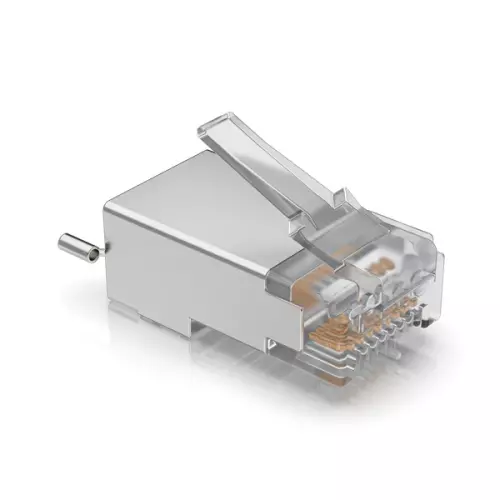 obrázek produktu Ubiquiti UISP-Connector-SHD - STP RJ45 konektor, Cat5, 8p8c, drát, pozlacený, AWG24 (100ks)
