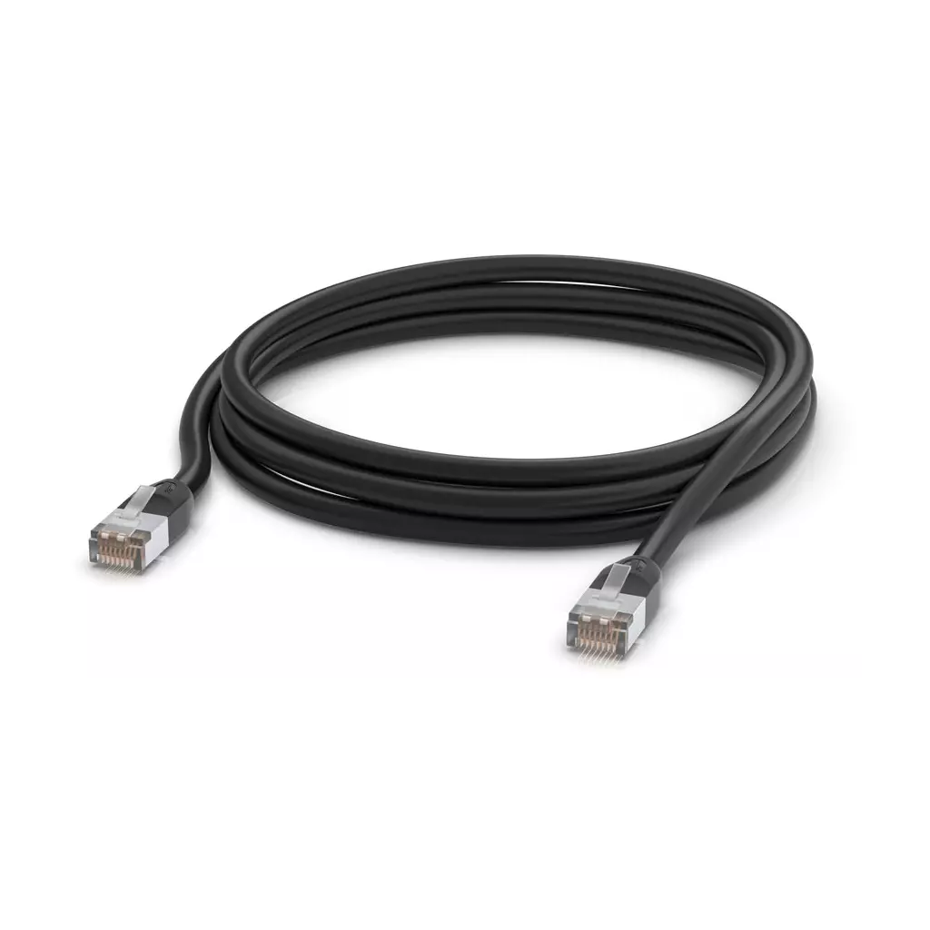 Obrázek produktu Ubiquiti UACC-Cable-Patch-Outdoor-3M-BK, Venkovní UniFi patch kabel, 3m, Cat5e, černý