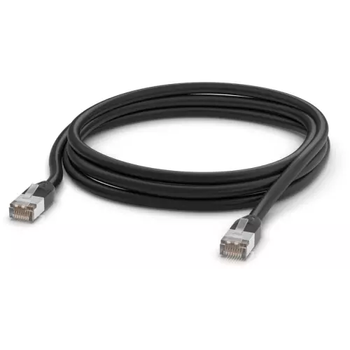 obrázek produktu Ubiquiti UACC-Cable-Patch-Outdoor-3M-BK, Venkovní UniFi patch kabel, 3m, Cat5e, černý