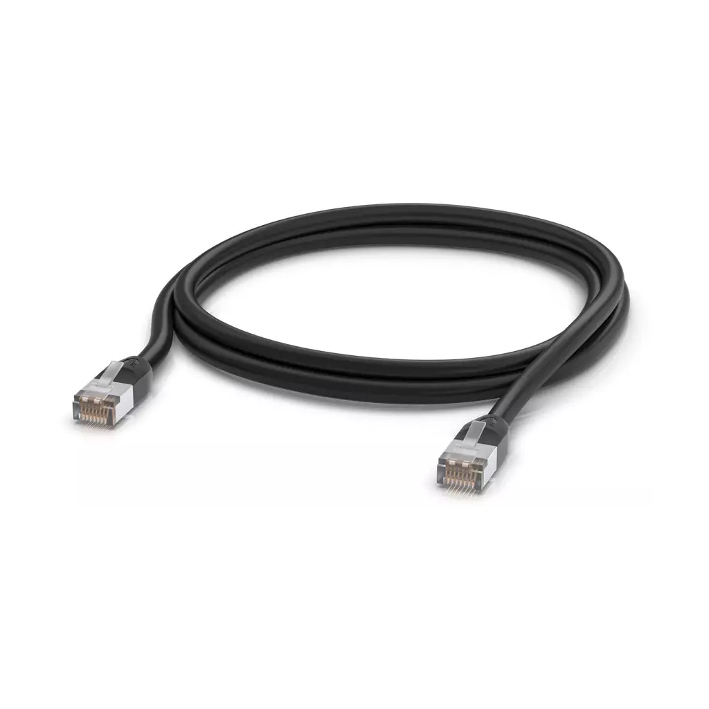 Obrázek produktu Ubiquiti UACC-Cable-Patch-Outdoor-2M-BK, Venkovní UniFi patch kabel, 2m, Cat5e, černý