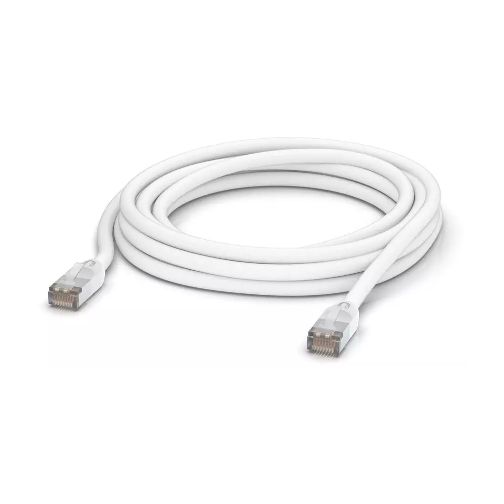 Obrázek produktu Ubiquiti UACC-Cable-Patch-Outdoor-5M-W, Venkovní UniFi patch kabel, 5m, Cat5e, bílý