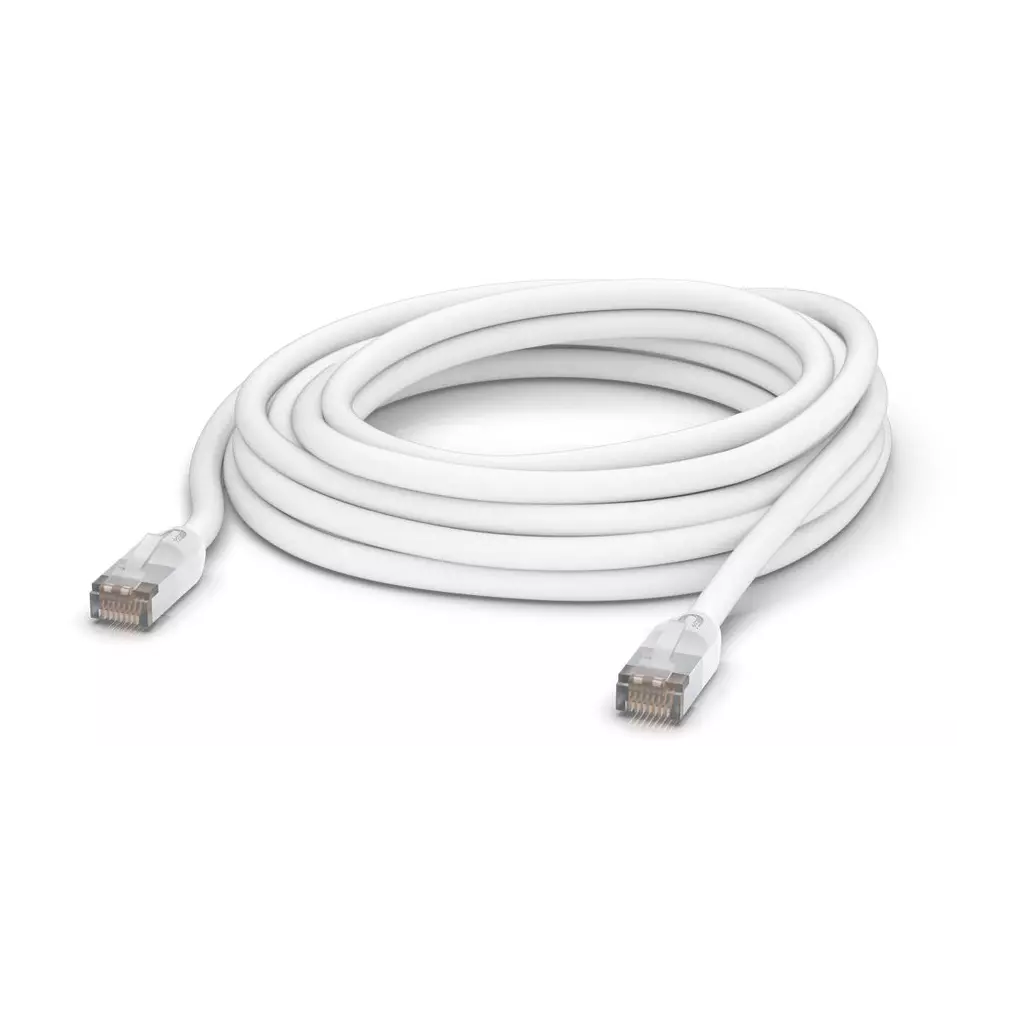 Obrázek produktu Ubiquiti UACC-Cable-Patch-Outdoor-8M-W, Venkovní UniFi patch kabel, 8m, Cat5e, bílý