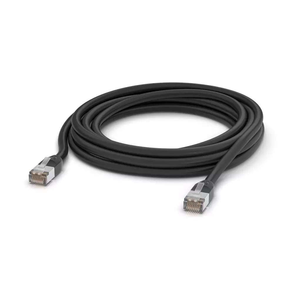 Obrázek produktu Ubiquiti UACC-Cable-Patch-Outdoor-5M-BK, Venkovní UniFi patch kabel, 5m, Cat5e, černý