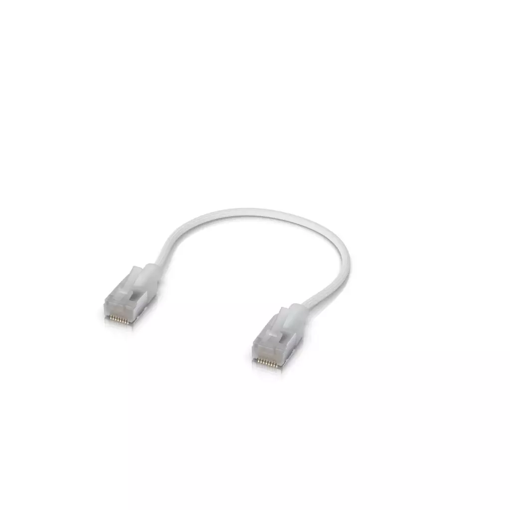 Obrázek produktu Ubiquiti UACC-Cable-Patch-EL-C6A-0.15M-W - UniFi Premium Patch Cable 0,15m