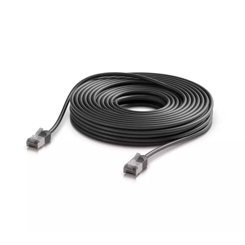 Obrázek produktu Ubiquiti UACC-Cable-Patch-Outdoor-C6A-15M-BK, UniFi Premium Patch Cable Outdoor, 15m, černá