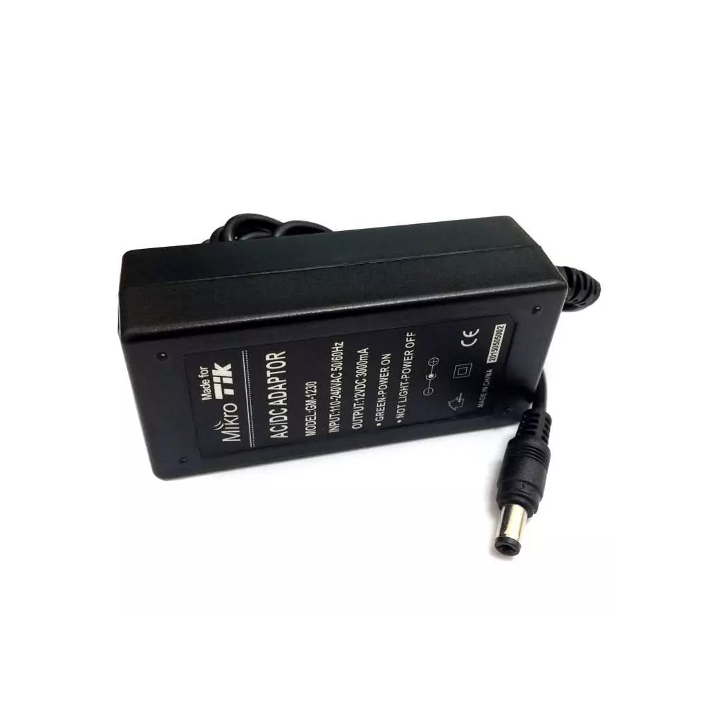 Obrázek produktu Mikrotik napáj.adapt.12V 3A pro RouterBOARD,Alix