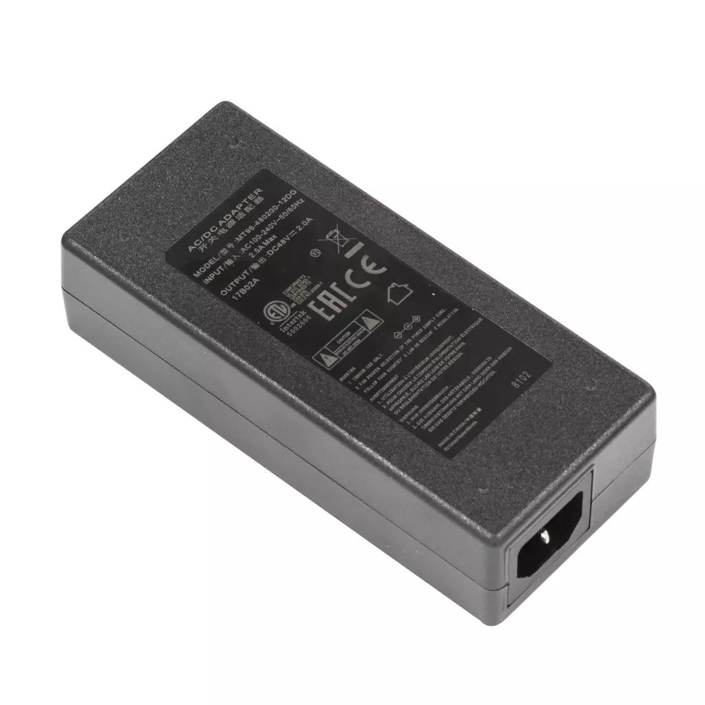 Obrázek produktu MikroTik 48V2A96W - 48V, 2A, napájecí adaptér, napájecí kabel