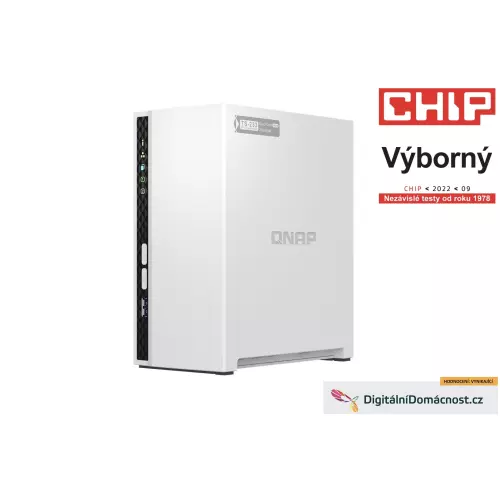 obrázek produktu QNAP TS-233 (4core 2,0GHz + NPU, 2GB DDR4 RAM, 2x SATA, 1x GbE, 1x USB 2.0, 1x USB 3.2)