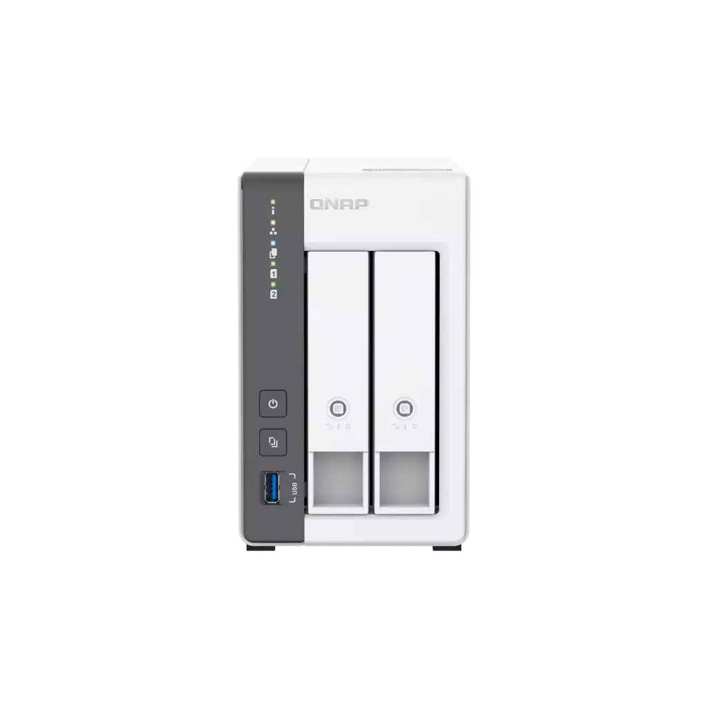 Obrázek produktu QNAP TS-216G (4core 2,0GHz + NPU, 4GB RAM, 2x SATA, 1x GbE, 1x 2,5GbE, 2x USB 2.0, 1x USB 3.2)
