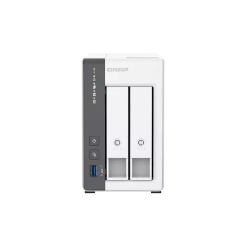 obrázek produktu QNAP TS-216G (4core 2,0GHz + NPU, 4GB RAM, 2x SATA, 1x GbE, 1x 2,5GbE, 2x USB 2.0, 1x USB 3.2)