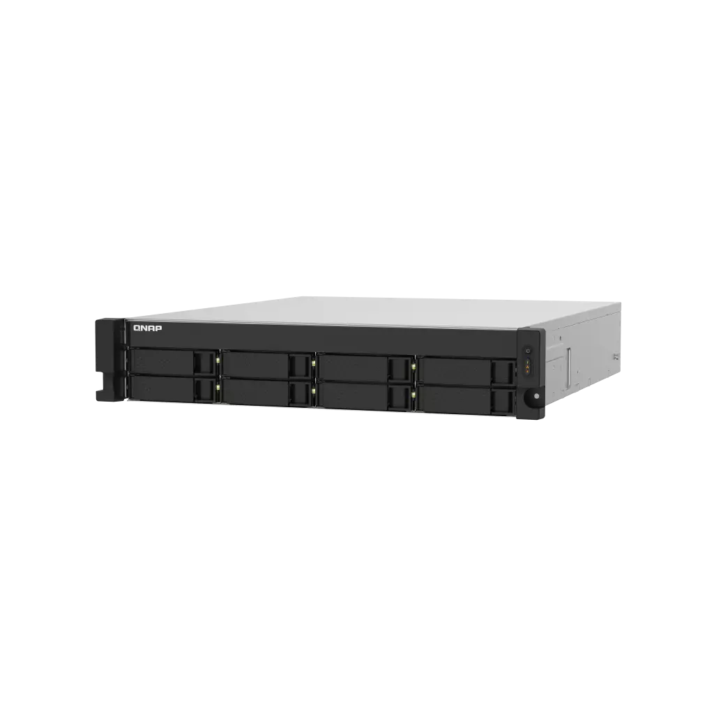 Obrázek produktu QNAP TS-832PXU-4G (1,7GHz / 4GB RAM / 8x SATA / 2x 2,5GbE / 2x 10GbE SFP+ / 1x PCIe / 4x USB 3.2)