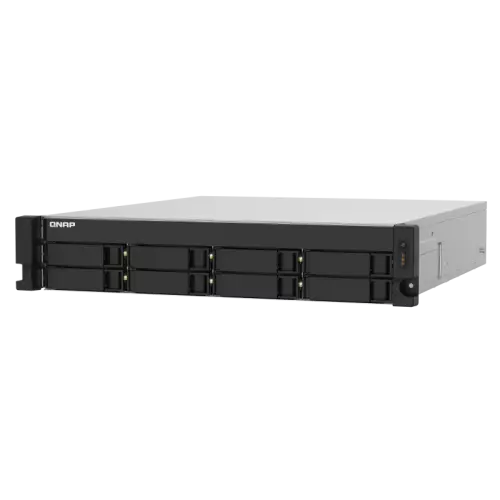 obrázek produktu QNAP TS-832PXU-4G (1,7GHz / 4GB RAM / 8x SATA / 2x 2,5GbE / 2x 10GbE SFP+ / 1x PCIe / 4x USB 3.2)